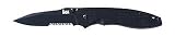 Heckler and Koch Nitrous Blitz Tactical Folding Knife Combo with BT2 Coated edged Blade (Black, 8-Inch)
