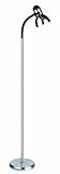 Lite Source LS-8530PS/BLK Henrik Metal Floor Lamp, Polished Steel with Black