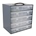 Large Plastic Compartment Boxes Rack