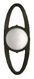 Atlantis Bronze Oval 19 3/4 High Outdoor Wall Light