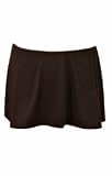 Aerin Rose Black Plus Size A Line Skirted Bottom - Women's Swimwear Plus Size Swimsuits