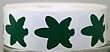 Stickers Hemp Leaf 50 Count