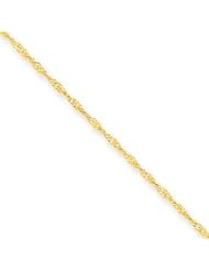 14k 1.10mm Singapore Chain