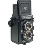 Seagull GC-104 Medium Format Twin Lens Reflex (TLR) Camera with Built-in 75mm f/3.5 Lens
