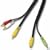 Cables To Go - 27992 - 12ft Value Series S-Video + Audio to 3 RCA Cable (Black)