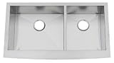 CPAZ3621-D10-10 36 x 20 x 10 Apron Front 16 Gauge Kitchen Sink