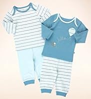 2 Pack Petit Bebe Pure Cotton T Shirt Joggers Outfits