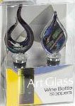 Dichroic Wine Bottle Stoppers Gift Set