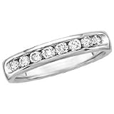 14kt. White Gold, 1/2 ct. tw. Diamond Anniversary Ring
