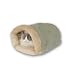 K&H Thermo-Crinkle Sack KH-3393 Heated Sleeping Bag for Cats, Sage