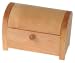 Handmade Doll House Wooden Trunk, Natural