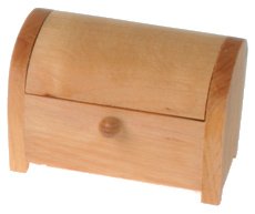 Childrens Toyshop  Toys : Handmade Doll House Wooden Trunk, Natural
