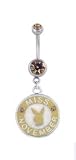 Miss November Bunny Belly Ring