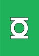Green Lantern Symbol -- DC Comics -- Oversized Fabric Poster