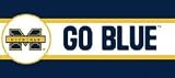 Michigan Wolverines NCAA Licensed 7 H x 15' L Wall Border