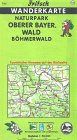Fritsch Karten, Nr.56, Naturpark Oberer Bayerischer Wald, B&ouml;hmerwald: Touristische Hinweise - Mit farbiger Wegemarkierung, Wanderparkpl&auml;tzen und Langlaufloipen - 