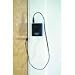 Attach alarm unit to door frame and place the signal unit in the door jam. Alarm is activated when the door is opened. Loud enough to be heard anywhere in the home. Requires 9V battery (not included).