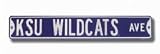 Authentic Street Signs KSU Wildcats Ave Street Sign