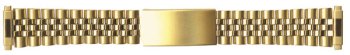 215KBWQA9KL TX122Y Timex watchband Rolex Type Clasp 1620mm GoldTone
