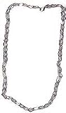Chain Necklace In Smoky Quartz Gemstone Healing Beads Handmade Jewelry India 17 inches