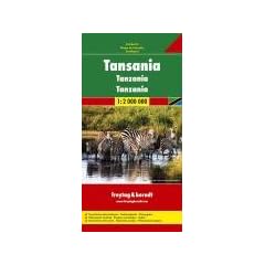 Freytag Berndt Autokarten, Tansania 1:2.000.000 (Road Maps)