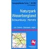 Topographische Sonderkarten Niedersachsen. Sonderblattschnitte auf der Grundlage der amtlichen topographischen Karten, meistens gr�sseres ... Hameln und Deister, Osterwald, Vogler: WL 5