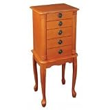 Jewelry Armoire B - Oak