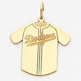 14K Los Angeles Dodgers Lg Jersey Pendant