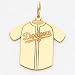 14K Los Angeles Dodgers Lg Jersey Pendant