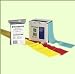 Thera-Band Latex-Free Exercise Band Pack - 1 Thin/1 Med/1 Heavy - 4" X 6' ea