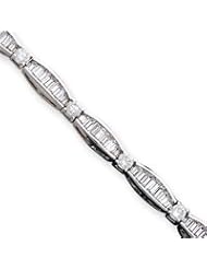 Sterling Silver Pave CZ Bracelet