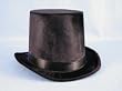 Adult Black Regal Velour Tall Top Hat
