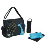 Kalencom Eleanor Diaper Bag - Black Peacock