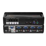 Switchview MM1 4 Port PS/2 USB KVM Switch USB 1.1 Hub with Audio