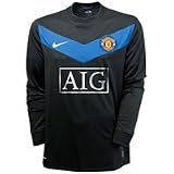 Manchester United Away Shirt 2009/10 - Long Sleeved - Kids - Boys XL 158-170cm