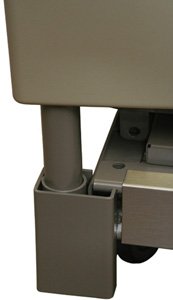 Alpha Full-Electric Bed: Center Crown Windsor Mahogany Finish. For Long Term Care Bed.