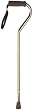 Medline Offset Handle Bronze Cane. (Shades may vary)