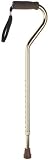 Medline Offset Handle Bronze Cane. (Shades may vary)