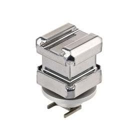 Adorama Canon Mini Advanced Shoe to Multipoint Universal Shoe Adapter (CUBE TYPE) - Silver