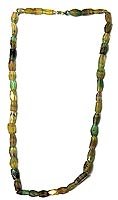 Gemstone Necklace Flourite Handmade Jewelry 18 inches