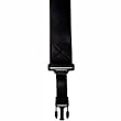 DiMarzio ClipLock Deluxe Italian Leather Strap, Black 2""