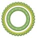 Green Frames - # 2822 - Softies Scrapbooking Embellishments - 2 Pieces