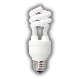 18 WATTS DIMMABLE COMPACT FLUORESCENT LIGHT BULB 27K WARM TONE SPIRAL 10,000 HOURS... by Unknown