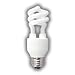 DIMMABLE CFL 14 WATT MINI SPIRAL 27K COMPACT FLUORESCENT DIMMING LIGHT BULB SUPRA LIFE WARM TONE