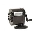 Stanley Bostitch All Metal Antimicrobial 8-hole Manual Pencil Sharpener With Dual Cutters, Black (MPS1-BLK)