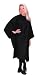 Scalpmaster Nylon Haircutting Cloth 54 X 60,Velcro Black