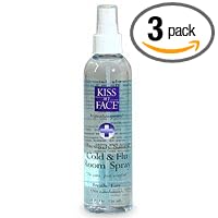 Kiss My Face Obsessively Natural Cold & Flu Room Spray - 8 fl oz (Pack of 3)
