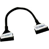 24in GO!MOD MOLDED ROUND 1-DV FLOPPY CABLE - BLACK