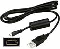 USB camera cable lead Fuji Fujifilm Finepix A100, A150, A850, A860, F20, F30, F31fd, F31 fd, F40 fd, F40fd, F45 fd, F45fd, F47 fd, F47fd, F50 fd, F50fd, F60fd, F60 fd, F100fd, F100 fd, F460, F470, F480, F650, J10, J12, J15fd, J15 fd, J20, J25, J50, J100, J110W, J110 W, J120, J150W, J150 W, J250, S1000fd, S1000 fd, S1500, S2000HD, S2000 HD, S5800, S8000 fd, S8000fd, S8100fd, S8100 fd, Z10 fd, Z10fd, Z20 fd Z20fd, Z30fd, Z30 fd, Z33fd, Z33 fd, Z100fd, Z100 fd, S5700, Z200fd, Z200 fd