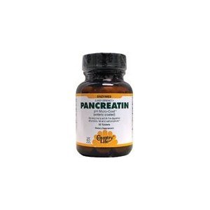 Country Life - Pancreatin 1400 Mg, 20 tab